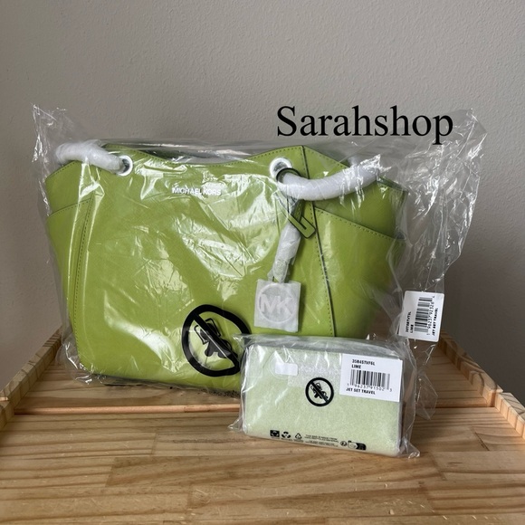 🌼Michael Kors Jet Set Travel Large Chain Shoulder Tote Set - Picture 16 of 16